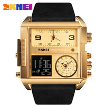 Load image into Gallery viewer, Sports Watches Men Waterproof Leather Strap Quartz Watch
