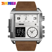 Load image into Gallery viewer, Sports Watches Men Waterproof Leather Strap Quartz Watch