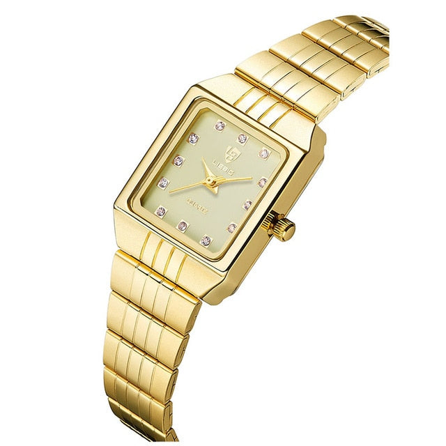 Gold Stainless Steel Watches Women