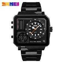 Load image into Gallery viewer, SKMEI Mens Gold Watches Digital Electronic Watch Stainless Steel Watch